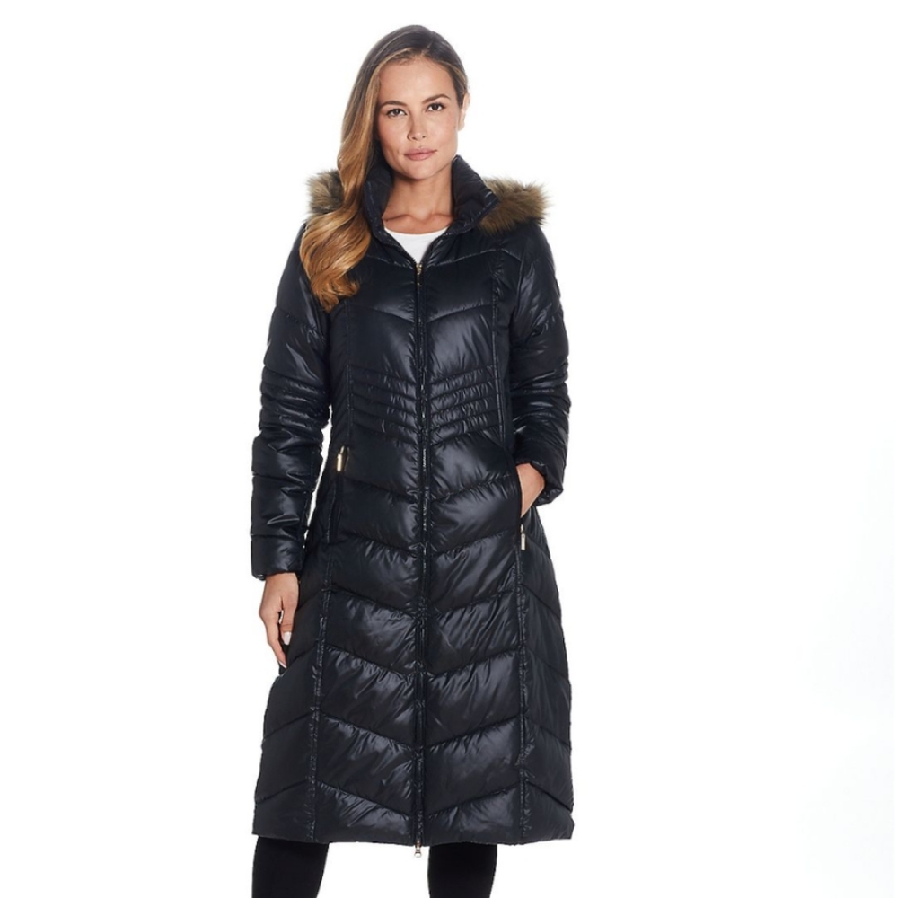‼️SAVE $140+‼️S Gallery Black Long Quilted Puffer Coat